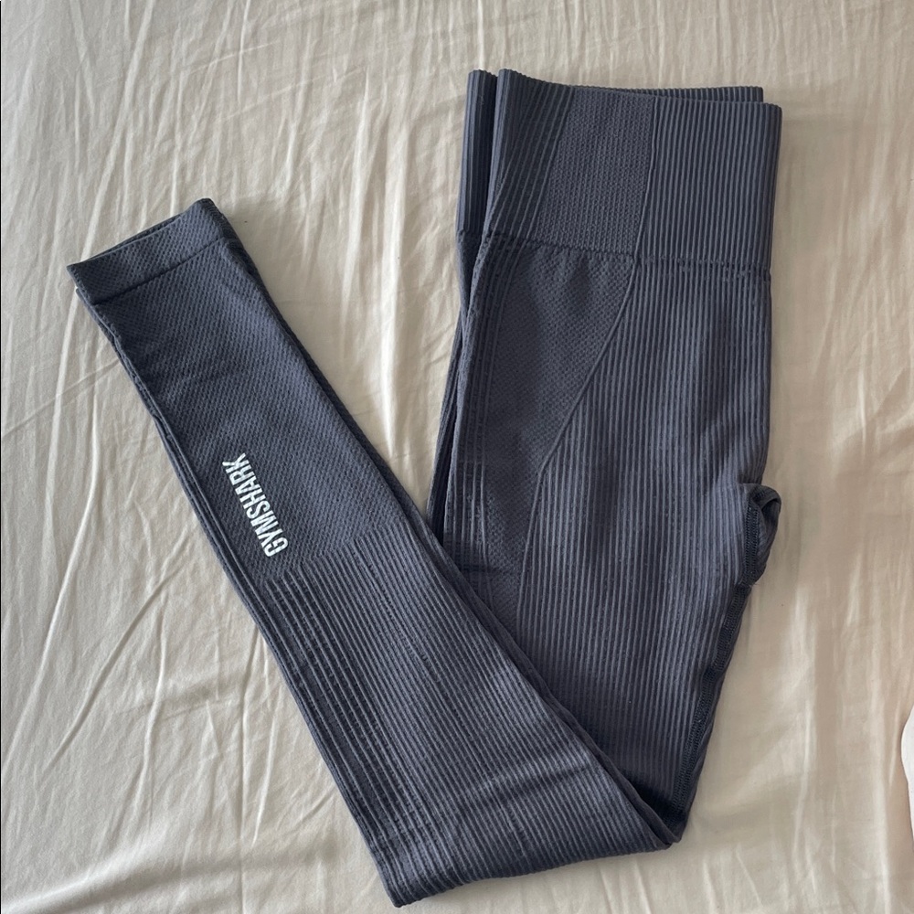 Gymshark Charcoal Ribbed Leggings